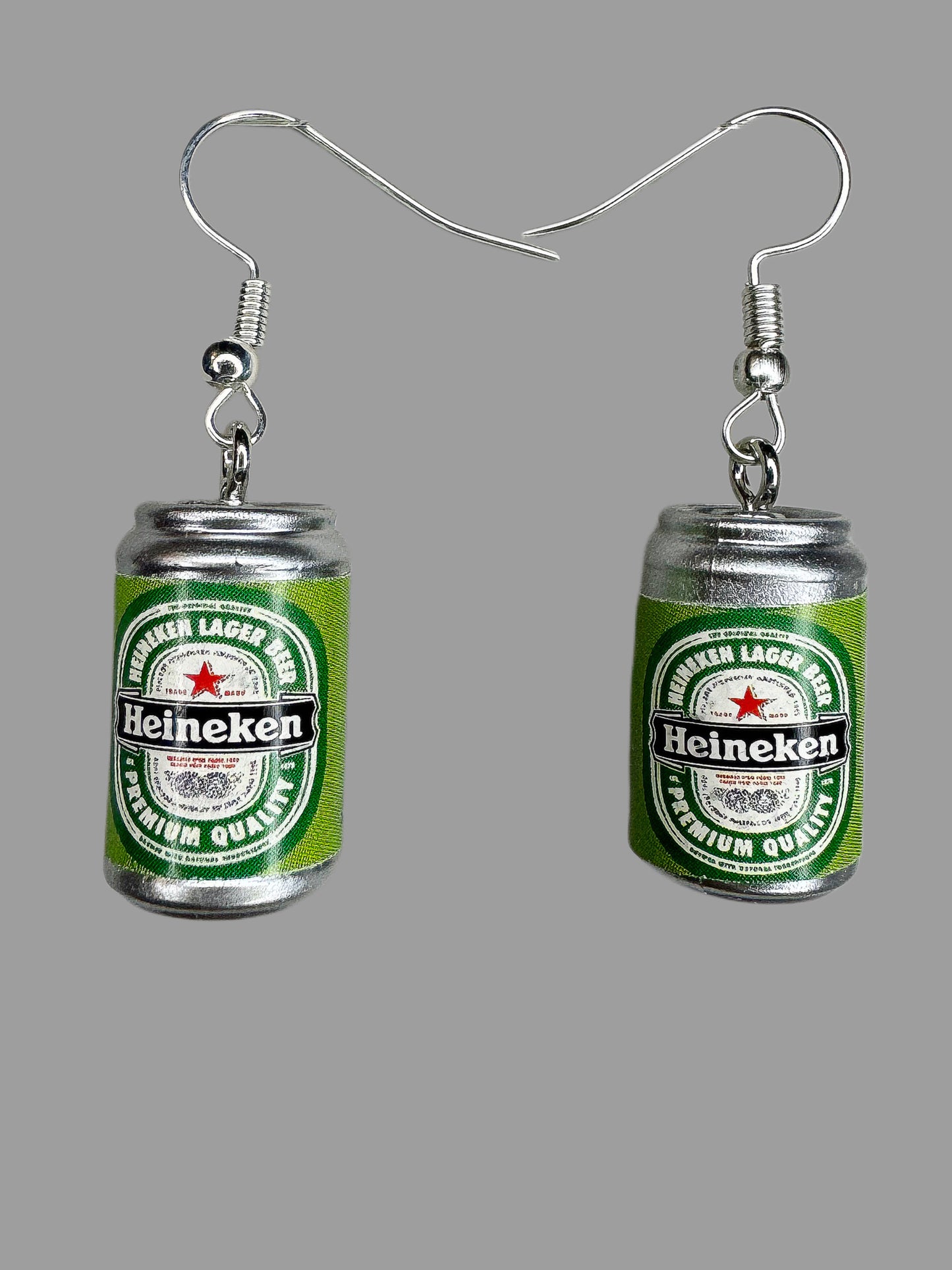 Mini Heineken Earrings