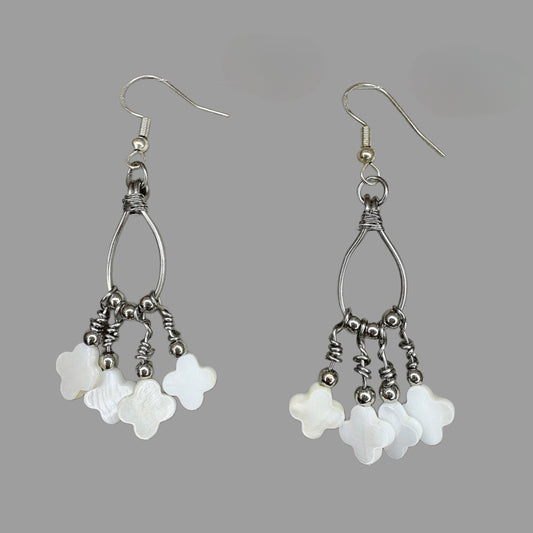 Mother of Pearl Sparkle Earrings