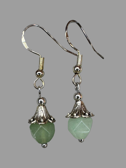 Green Aventurine Drop Earrings