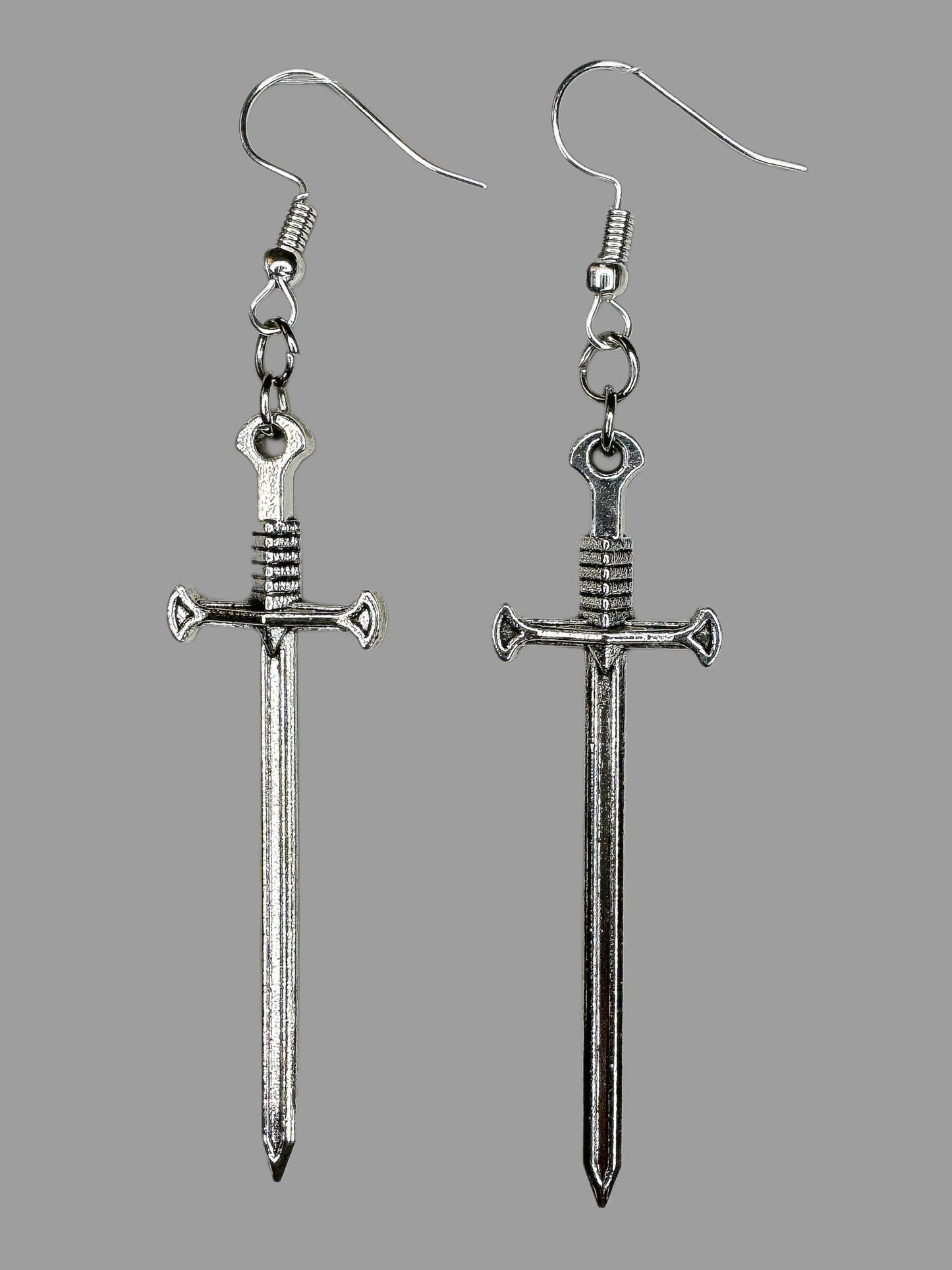 Sleek Straight Sword Earrings