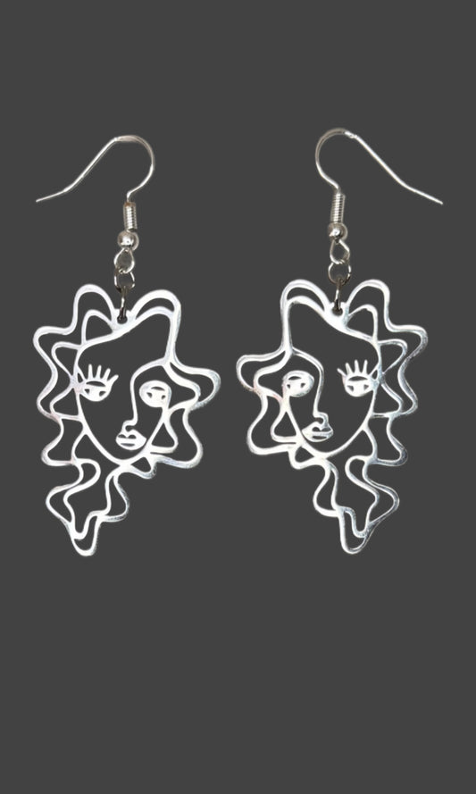 Abstract Lady Earrings