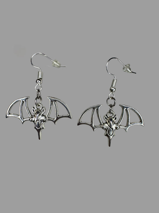 Flying Bat Earrings